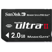SanDisk Ultra II Memory Stick PRO Duo - 2GB