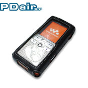 PDAIR LEATHER SLEEVE CASE (BLACK) - SONY ERICSSON K750I &AMP; W800I