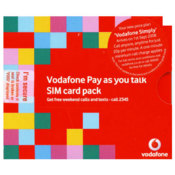 Breathe life into your old phone with a Vodafone Pay as You go Sim Card.