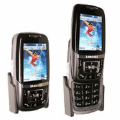 Use your Samsung D600 safely in your vehicle with this small, neat and discreet Brodit Passive holder.