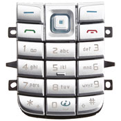 NOKIA 6020 KEYPAD - SILVER