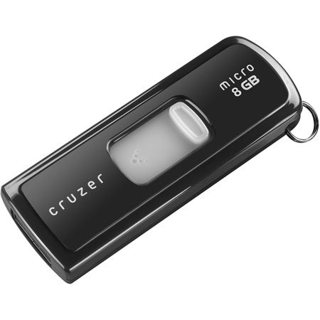 ... larger image of SanDisk Cruzer Micro U3 USB Flash Drive - 8GB - Black