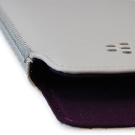 BlackBerry Bold 9790 Pocket White w/Royal Purple Liner