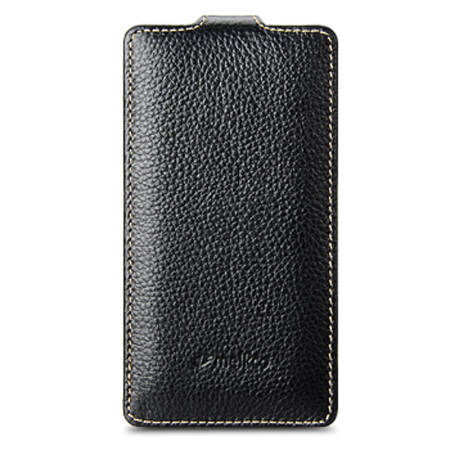 Melkco Sony Xperia Z Compact Premium Leather Flip Case Black