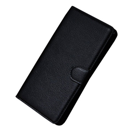 Encase Leather Style Huawei Ascend Mate Wallet Case Black