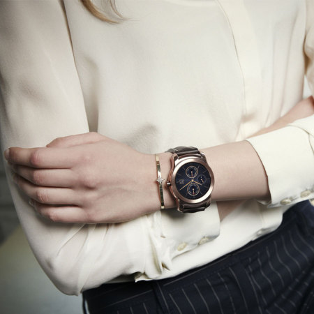 lg watch urbane gold