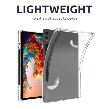 Olixar FlexiShield Clear Case With S Pen Holder For Samsung Galaxy Tab S9