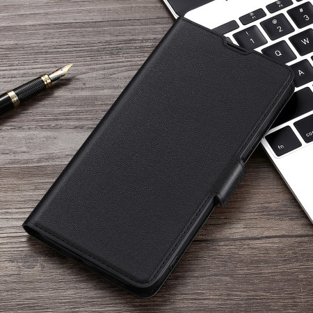 Olixar Black Eco Leather Wallet Stand Case For Google Pixel