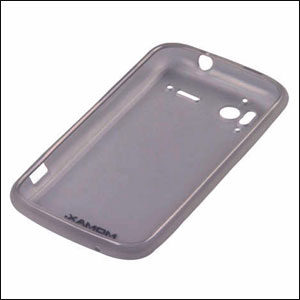Coque HTC Sensation XE / Sensation Momax iCase Pro - Noire transparente inter)