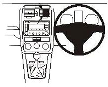 Brodit ProClip Centre Mount - Volkswagen GTI/ Golf/ Jetta