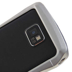Bumper Samsung Galaxy S Draco Design Aluminium - Argent (dos haut)
