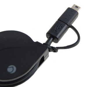 Câble USB rétractable micro- et mini-USB Dëff (micro-USB)