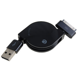 Deff Retractable Sync and Charge Cable for Apple Devices