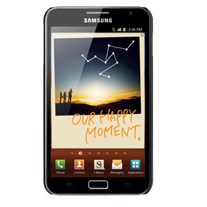 Coque Samsung Galaxy Note Case-Mate Barely There - Noire (avant)