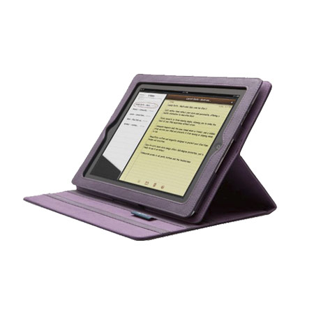 Cygnett Lavish Folio Case with Stand for iPad 3 - Purple