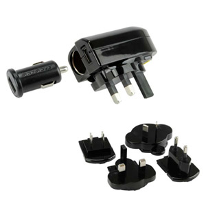 Cargador de coche y de pared USB Scosche PowerFUZE International