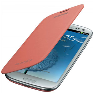samsung S3 flip cover pink