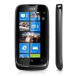 Sim Free Lumia 610 - Black