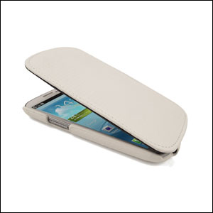 Slimline Carbon Fibre Style Flip Case for Samsung Galaxy S3