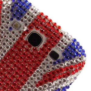 Samsung Galaxy S3 Diamante Back Cover - Union Jack