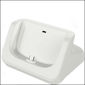 Samsung Galaxy S3 Case Compatible Dual Charging Dock - White
