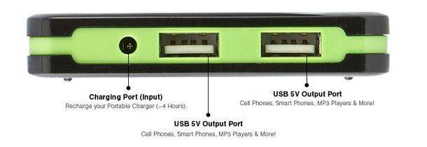 Energizer XP4001 Universal Portable Charger - 4000 mAh