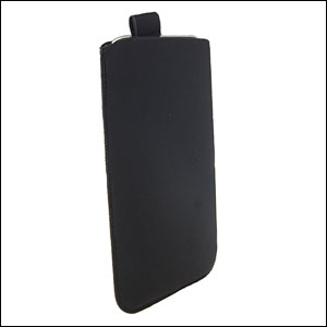 SD Suede Style Pouch Case for Note 2 - Black