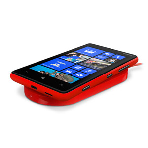 Nokia Original Lumia 820 Wireless Charging Shell CC-3041RD - Red