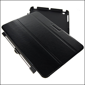 Macally iPad mini Reversible Cover/Hardshell Case with Stand- Black