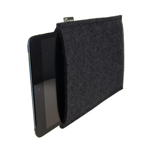 Encase Wool Felt Pouch for iPad Mini - Charcoal