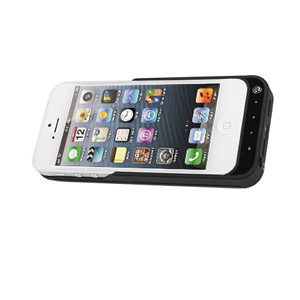 Power Jacket Case 2200mAh for iPhone 5 - Black
