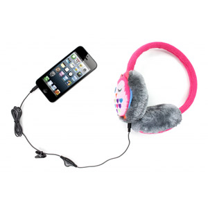 KitSound Audio Earmuff Headphones - Owl