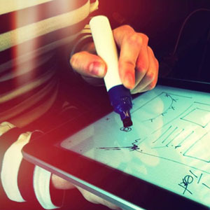 Scribbly Stylus - Pink