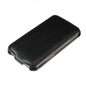Melkco Leather Flip Case for iPhone 5 - Black