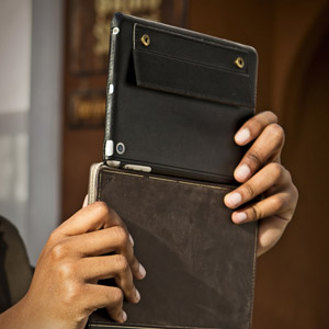 Twelve South BookBook Case and Stand for Apple iPad Mini - Brown / Red