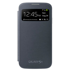 Genuine Samsung Galaxy S4 S View Cover - Black - EF-CI950BBEGWW