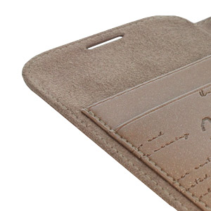 Zenus Masstige Samsung Galaxy S4 Lettering Diary Series - Pearl Brown