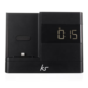 KitSound X-Dock 2 Lightning Connector Clock Radio Dock for iPhone 5