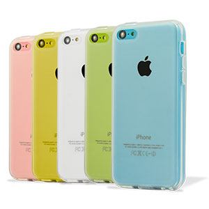 Flexishield Frosted Gel Apple iPhone 5C Case - Clear