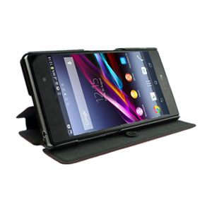 Muvit Sony Xperia Z1 Stick 'N' Stand Case - Black
