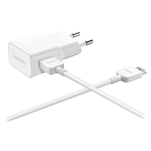 Official Samsung Note 3 EU Travel Adaptor with USB 3.0 Cable - White