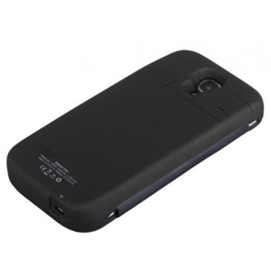 Kit 3700mAh Battery Case with Flip Cover for Galaxy S4 - Black