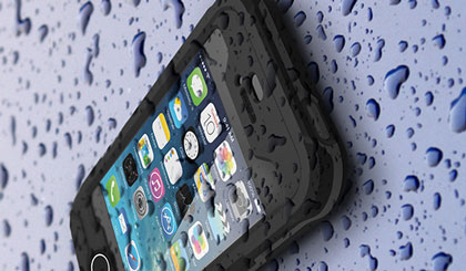 Incipio Atlas Waterproof Rugged Case for iPhone 5 - Grey / Black