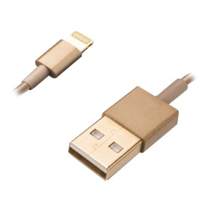 iMee Sync and Charge Lightning to USB Cable - Gold