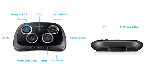 Official Samsung Wireless Game Pad for Galaxy Devices - Black