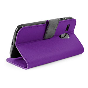 Orzly Wallet & Stand Case for iPhone 5S / 5 - Black