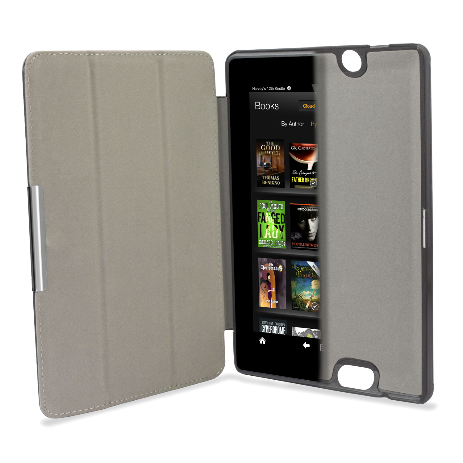 Infold Folding Folio Stand Case for Kindle Fire HD 2013 Black