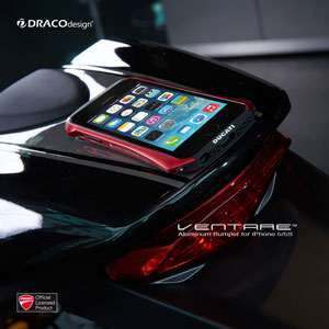 Draco Ducati Ventare A Aluminium Bumper for iPhone 5S / 5 - Red