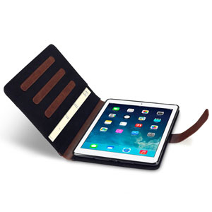Covert Metropolitan Case for iPad Air - Black / Brown