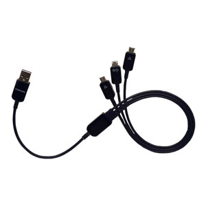 Official Samsung Galaxy S5 Multi Charging Cable - Black